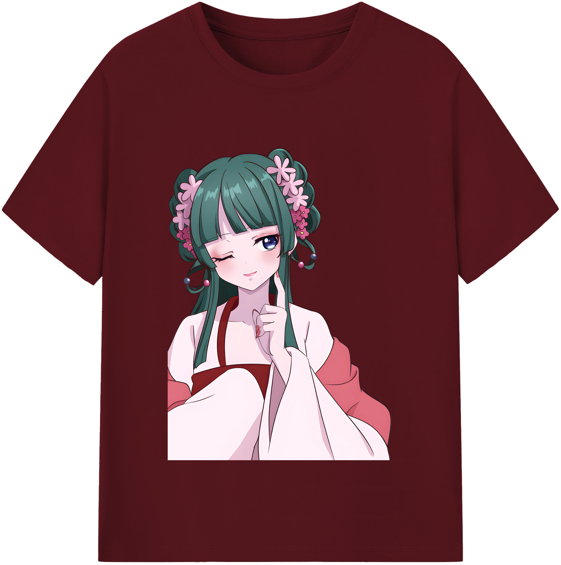 （画像用） 薬屋のひとりごと The Apothecary Diaries 綿100％半袖Tシャツ（フロントプリント）